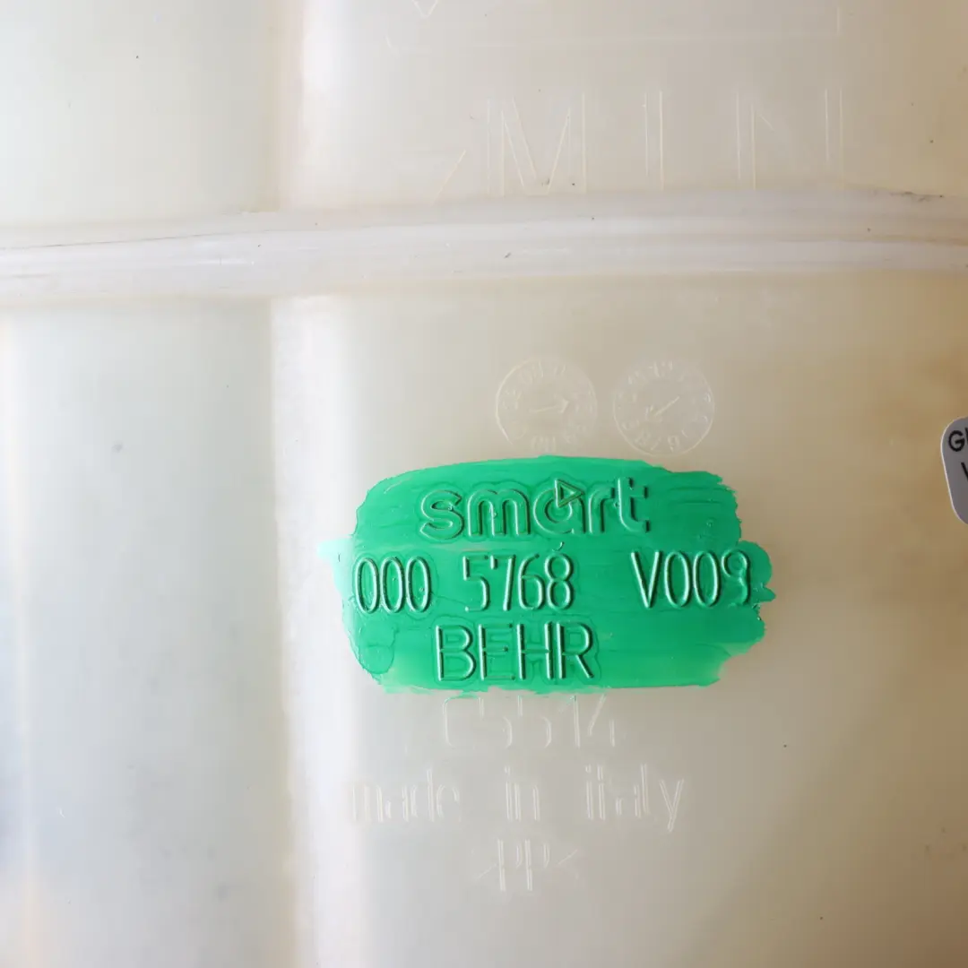 Smart C450 Depósito De Expansión Del Radiador Botella Q0005768V009000000 - SKU A4505010003 - Número de pieza A4505010003