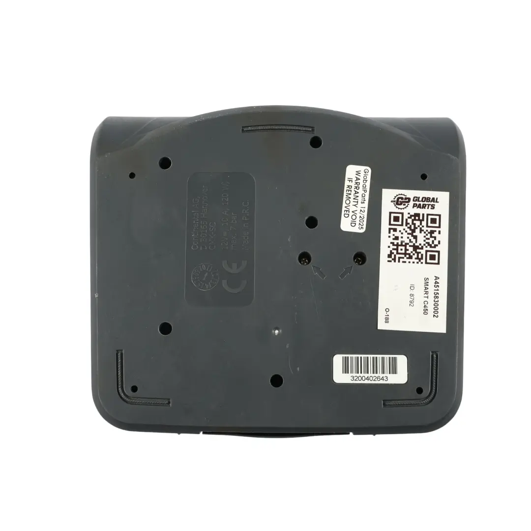 C450 C451 Reparación De Neumáticos Unidad De Compresor para Smart Fortwo con número de pieza A4515830002 Smart Fortwo C450 C451 Reparación De Neumáticos Unidad De Compresor - SKU A4515830002 - Número de pieza A4515830002