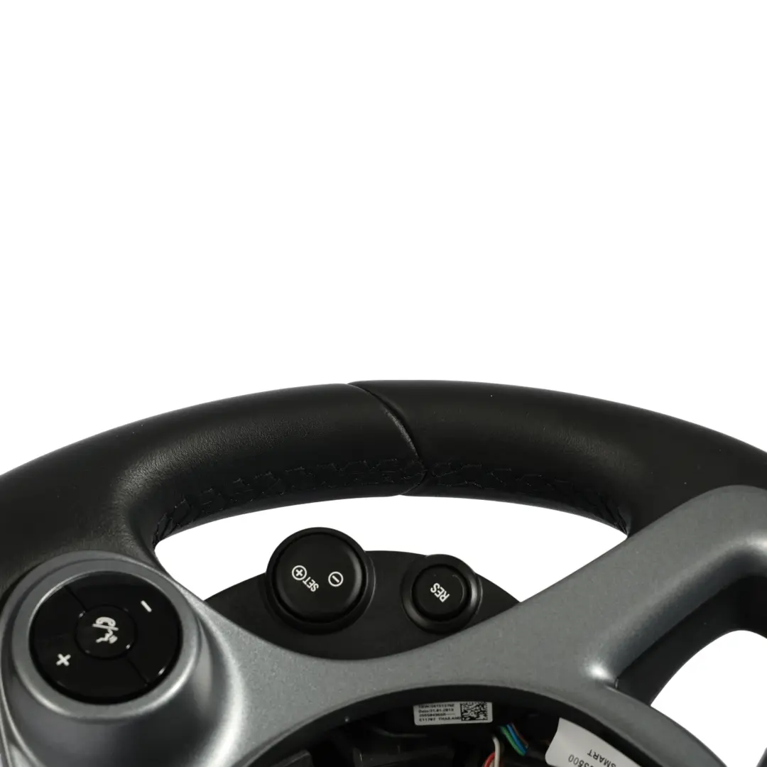 SMART FORFOUR 453 W453 Volant Multifonction Cuir Noir - SKU A4534603500 - Numéro de pièce A4534603500