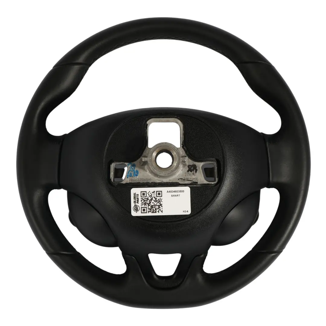 W453 Volante In Pelle Nera Multifunzione per SMART FORFOUR 453 con numero di parte A4534603500 SMART FORFOUR 453 W453 Volante In Pelle Nera Multifunzione - SKU A4534603500 - Numero di parte A4534603500