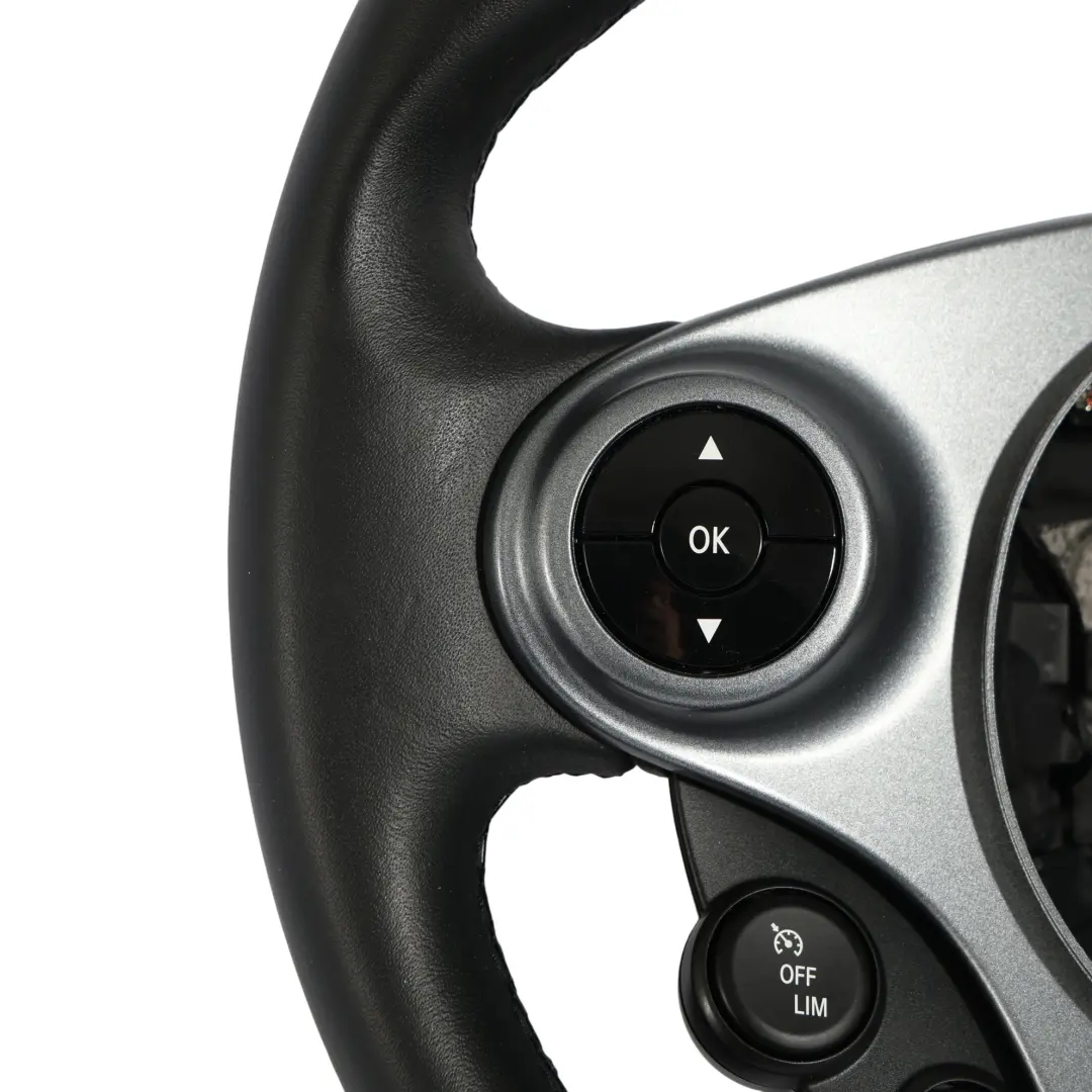 W453 Volante Multifunción Cuero Negro para SMART FORFOUR 453 con número de pieza A4534603500 SMART FORFOUR 453 W453 Volante Multifunción Cuero Negro - SKU A4534603500 - Número de pieza A4534603500