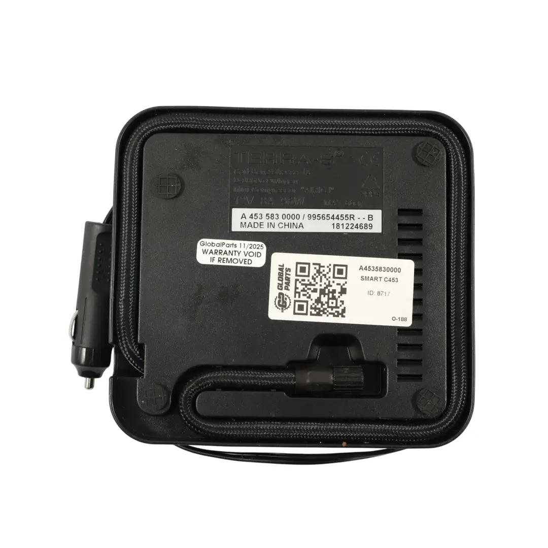 C453 Renault Twingo III Reifen Reparatur Kompressor für Smart Fortwo mit Teilenummer A4535830000 Smart Fortwo C453 Renault Twingo III Reifen Reparatur Kompressor - SKU A4535830000 - Teilenummer A4535830000