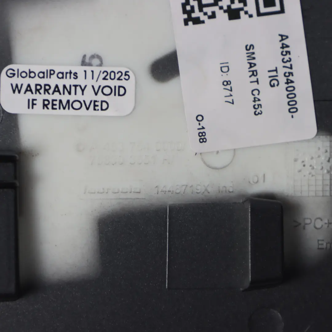 Smart Fortwo C453 Coperchio Serbatoio Carburante Grigio Opaco - EAI A4537540000 - SKU A4537540000-TIG - Numero di parte A4537540000-TIG