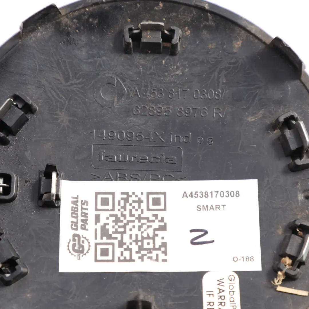 Smart Fortwo C453 Tailgate Hatch Boot Lid Emblem Ornament Badge - SKU A4538170308 - Part number A4538170308