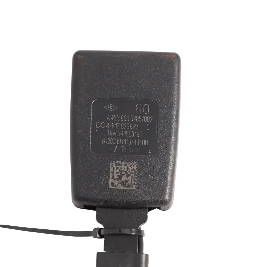 Smart Fortwo C453 Front Seat Seatbelt Buckle Latch Catch Right O/S - SKU A4538603285 - Part number A4538603285