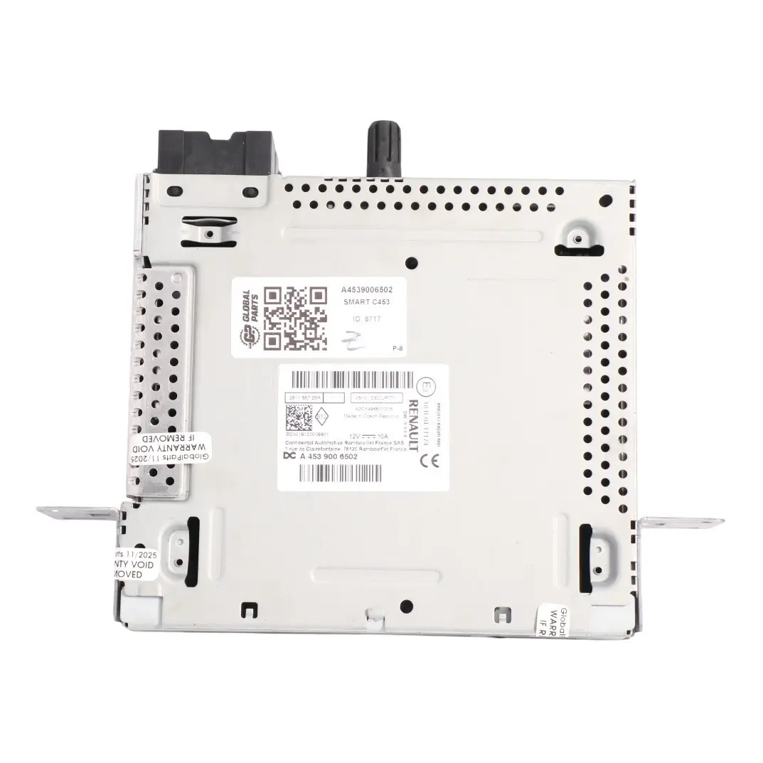 C453 Head Unit Radio Stereo Sat Nav Multimedia to Smart ForTwo with Part number A4539006502 Smart ForTwo C453 Head Unit Radio Stereo Sat Nav Multimedia - SKU A4539006502 - Part number A4539006502