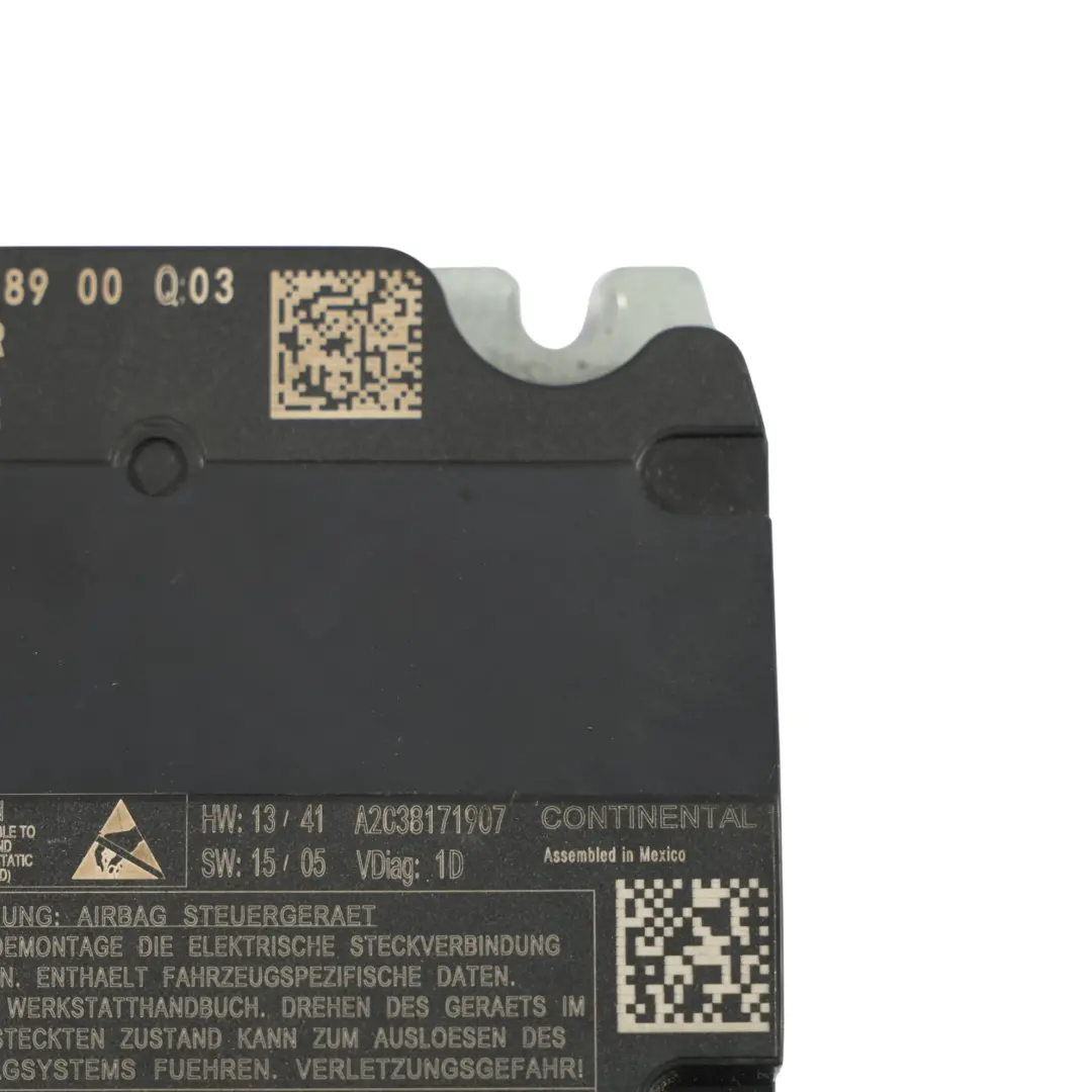 C453 Module Air Module Commande SRS Impact Calculateur pour Smart Fortwo à propos du numéro de pièce A4539018900 Smart Fortwo C453 Module Air Module Commande SRS Impact Calculateur - SKU A4539018900 - Numéro de pièce A4539018900