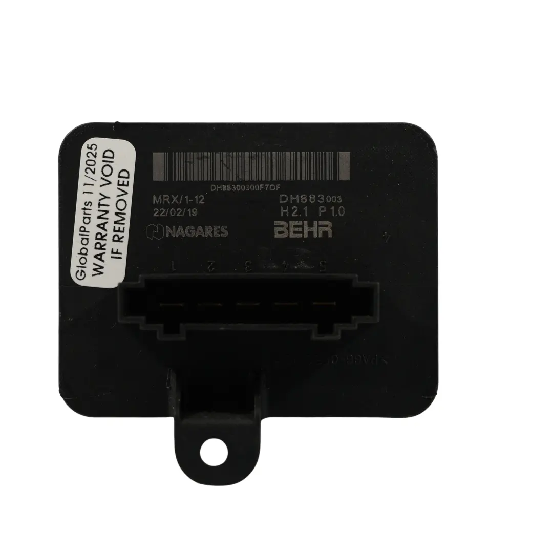 C453 Air Con Heizung Gebläse Motor Widerstand für Smart Fortwo mit Teilenummer A4539820115 Smart Fortwo C453 Air Con Heizung Gebläse Motor Widerstand - SKU A4539820115 - Teilenummer A4539820115