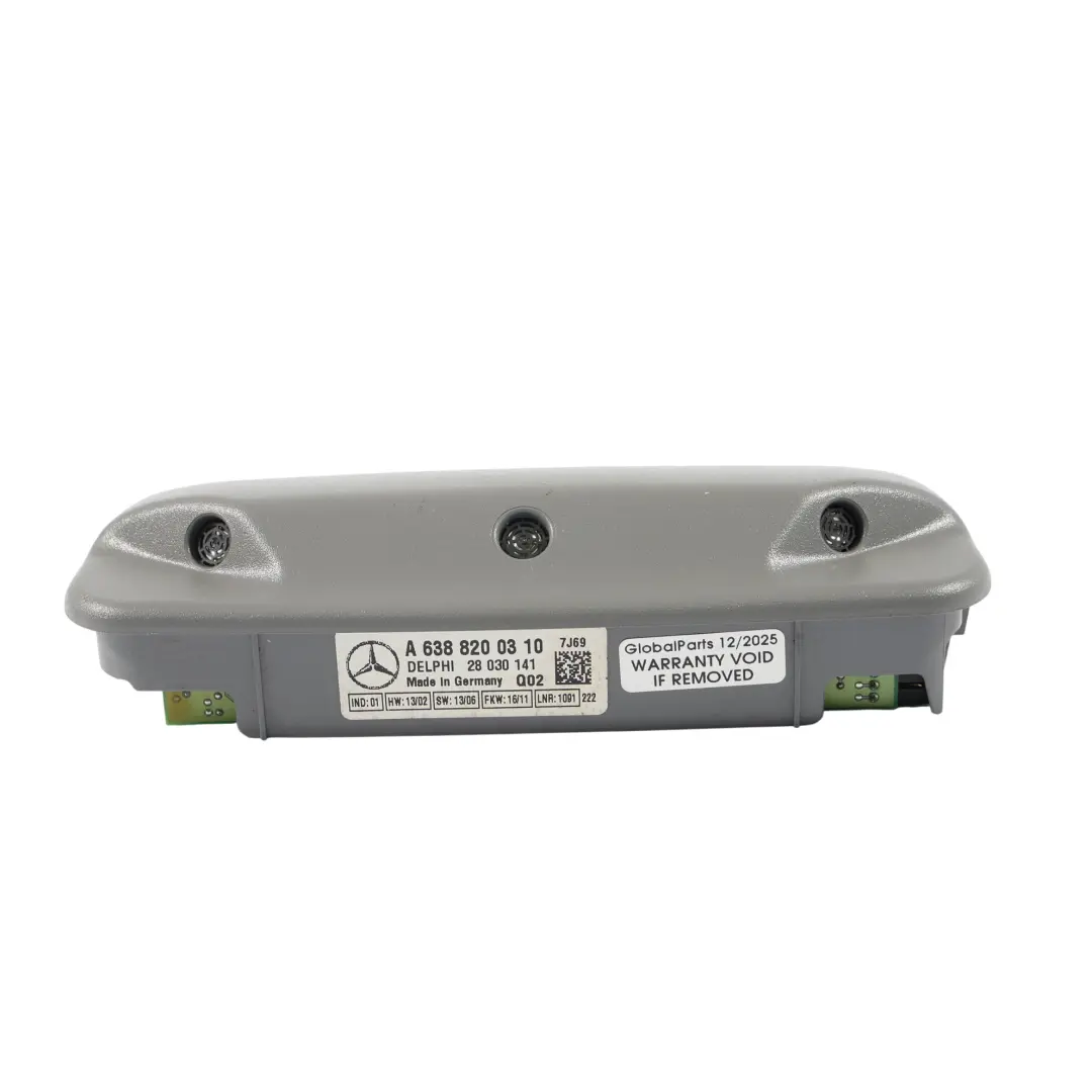 VW Volkswagen Crafter I Techo Alarma Sensor De Movimiento - SKU A6388200310 - Número de pieza A6388200310