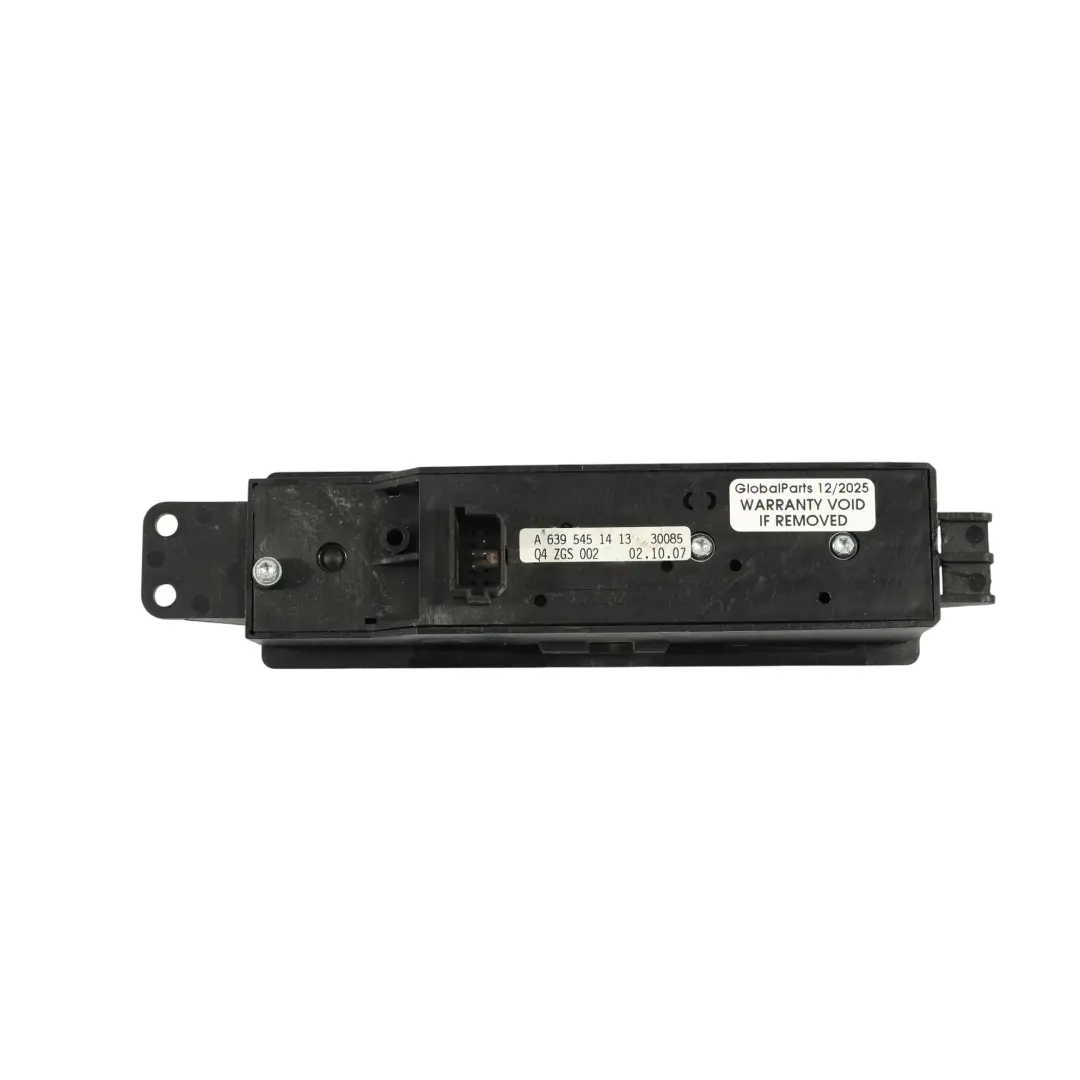 Mercedes W639 Puerta Ventana Control Botón Interruptor Lado Pasajero - SKU A6395451413-1 - Número de pieza A6395451413