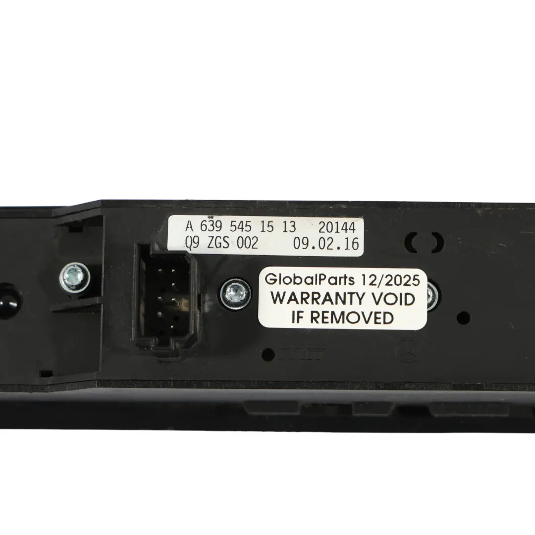 Window Switch Regulator Panel Driver's Side to Mercedes Vito W639 with Part number A6395451513 Mercedes Vito W639 Window Switch Regulator Panel Driver's Side - SKU A6395451513-2 - Part number A6395451513