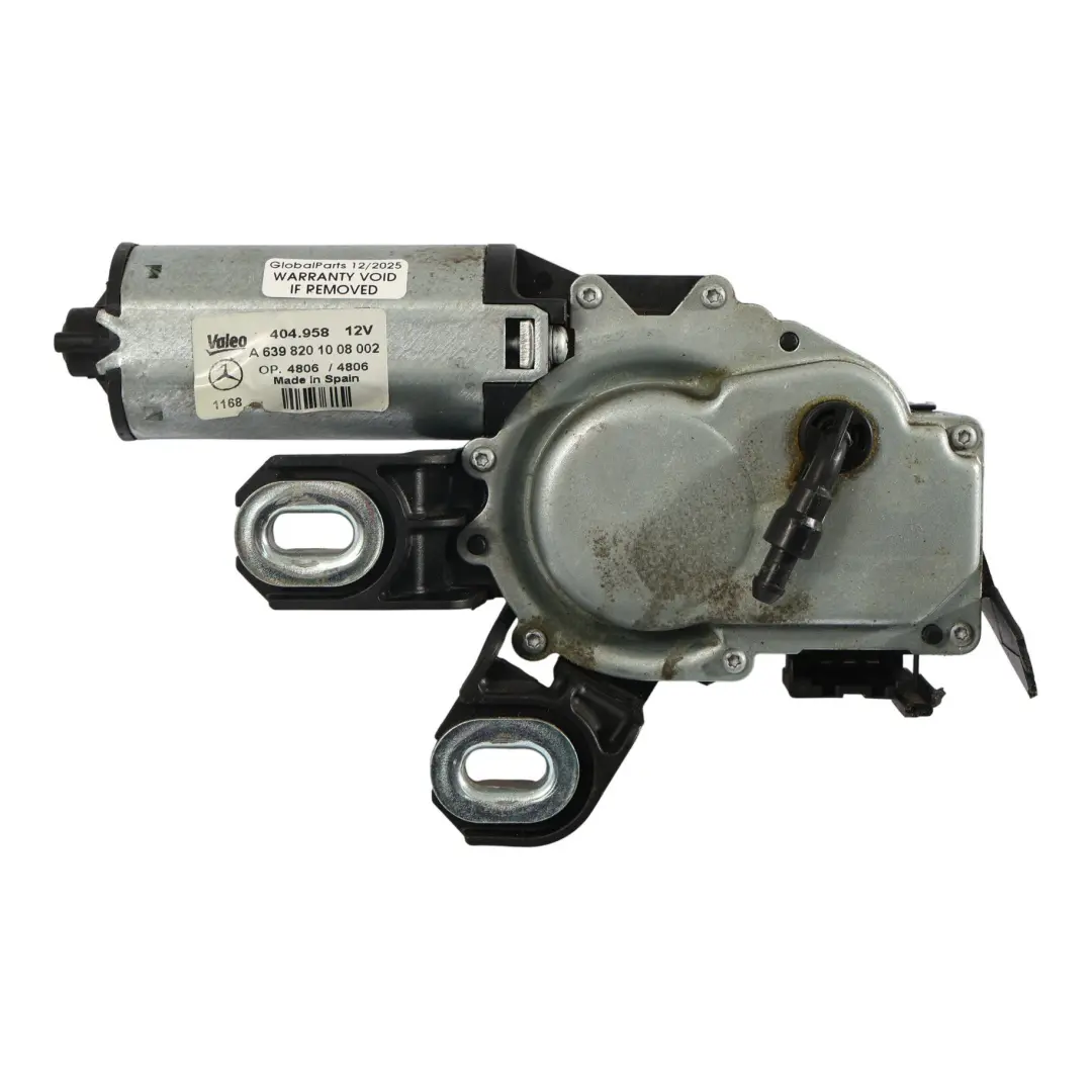 Motor De Limpiaparabrisas Puerta Trasera Derecha para Mercedes W639 con número de pieza A6398201008 Mercedes W639 Motor De Limpiaparabrisas Puerta Trasera Derecha - SKU A6398201008-1 - Número de pieza A6398201008