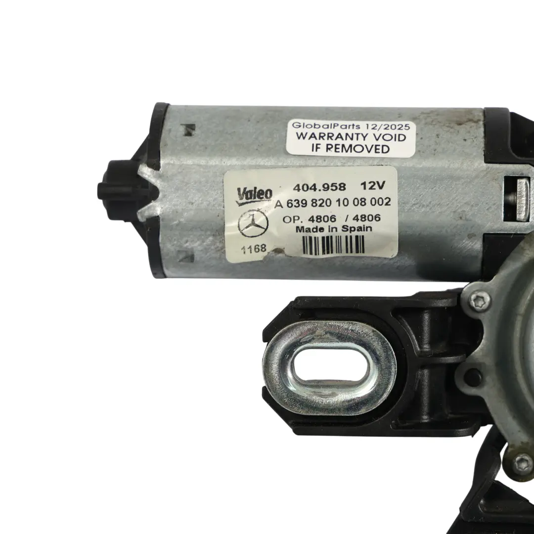 Moteur D'Essuie-Glace Porte Arrière Droite pour Mercedes Vito Viano W639 à propos du numéro de pièce A6398201008 Mercedes Vito Viano W639 Moteur D'Essuie-Glace Porte Arrière Droite - SKU A6398201008-1 - Numéro de pièce A6398201008