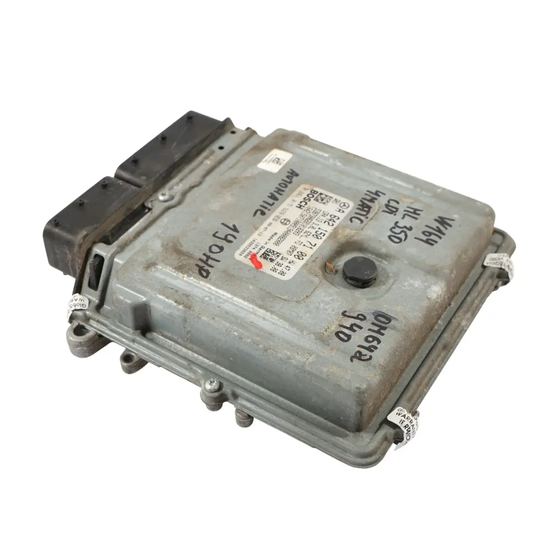 ML350 OM642 4-Matic 224HP Control Motor ECU Automático para Mercedes W164 con número de pieza A6421507100 Mercedes W164 ML350 OM642 4-Matic 224HP Control Motor ECU Automático - SKU A6421507100 - Número de pieza A6421507100