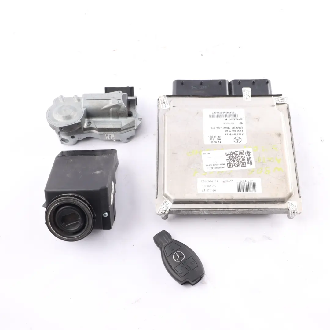 Kit De ECU Módulo Motor OM651 Automático para Mercedes W906 314 CDI con número de pieza A6519003403 Mercedes W906 314 CDI Kit De ECU Módulo Motor OM651 Automático - SKU A6519003403-1 - Número de pieza A6519003403