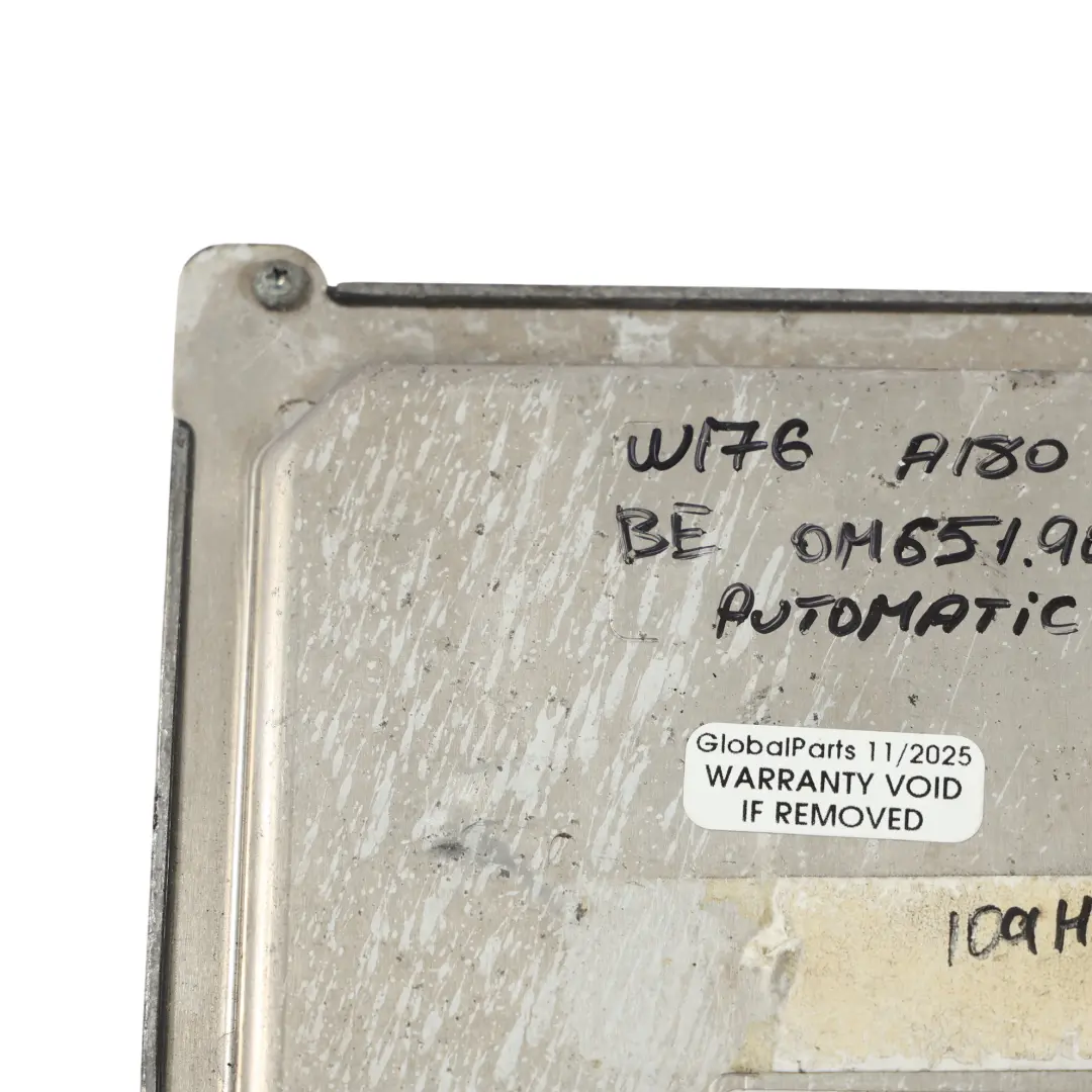 Mercedes W176 A180CDI OM651.901 109CH Kit Calculateur Moteur Automat - SKU A6519007600-5 - Numéro de pièce A6519007600