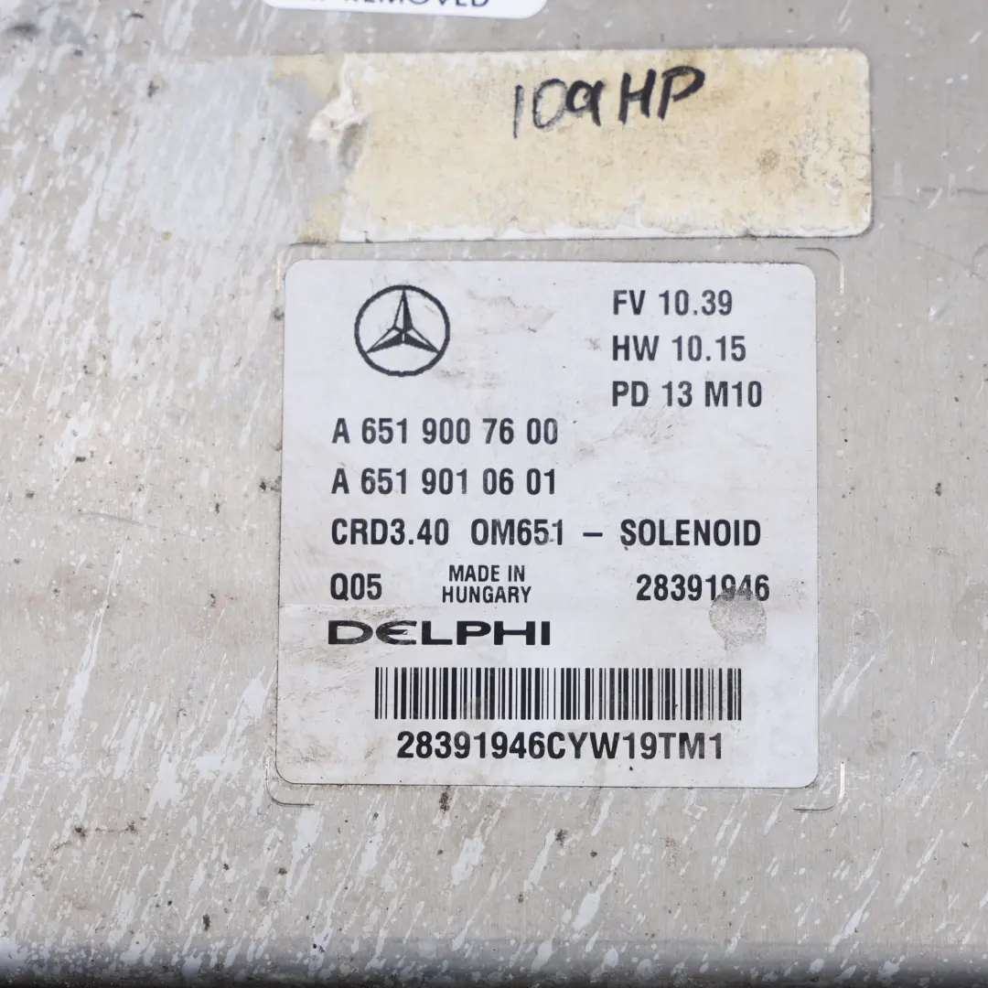 A180CDI OM651.901 109CH Kit Calculateur Moteur Automat pour Mercedes W176 à propos du numéro de pièce A6519007600 Mercedes W176 A180CDI OM651.901 109CH Kit Calculateur Moteur Automat - SKU A6519007600-5 - Numéro de pièce A6519007600