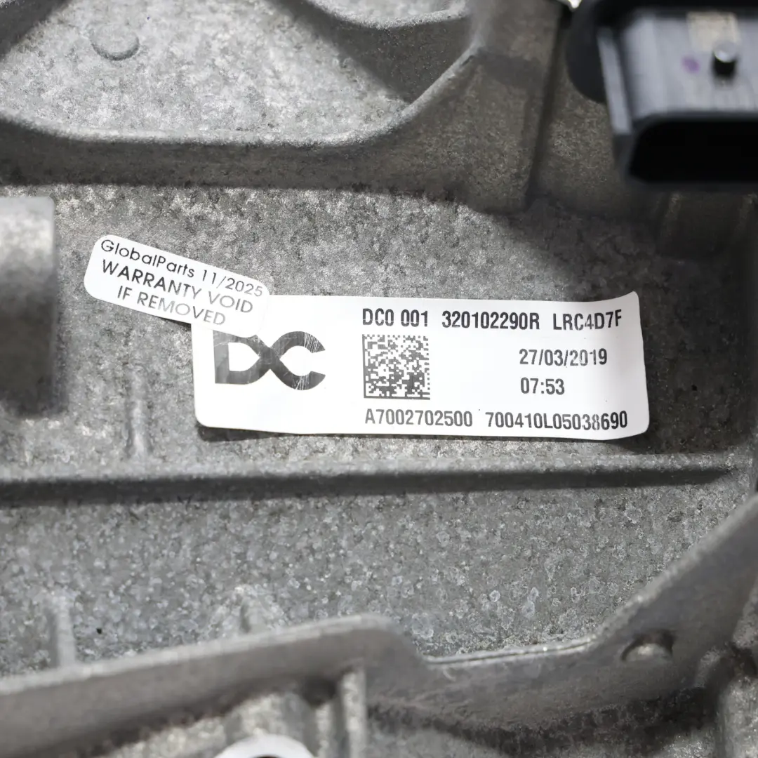 C453 1.0 Cambios Automática Doble Embrague 700.410 7002702500 GARANTÍA para Smart con número de pieza A7002702100 Smart C453 1.0 Cambios Automática Doble Embrague 700.410 7002702500 GARANTÍA - SKU A7002702100 - Número de pieza A7002702100