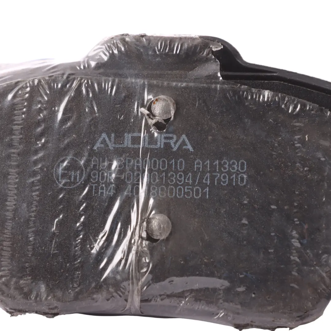 Audura Front Axle Brake Pads Set Left Right N/O/S to with Part number AU-BPA00010 Audura Front Axle Brake Pads Set Left Right N/O/S - SKU AU-BPA00010 - Part number AU-BPA00010