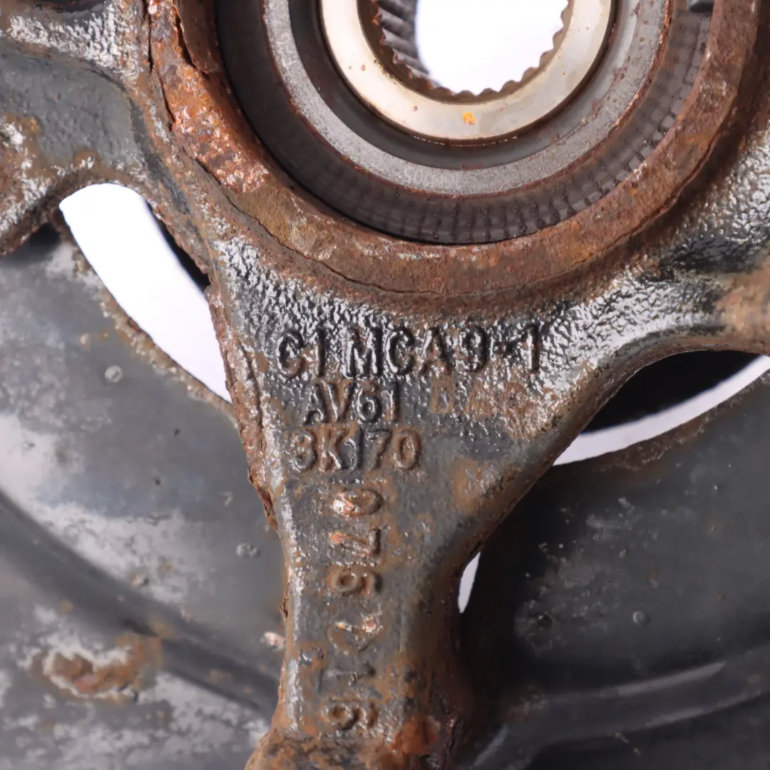 Ford Focus Mk3 Wheel Carrier Front Right O/S Wheel Hub Mount Brake Disc Plate - SKU AV61-3K170-DAC - Part number AV61-3K170-DAC