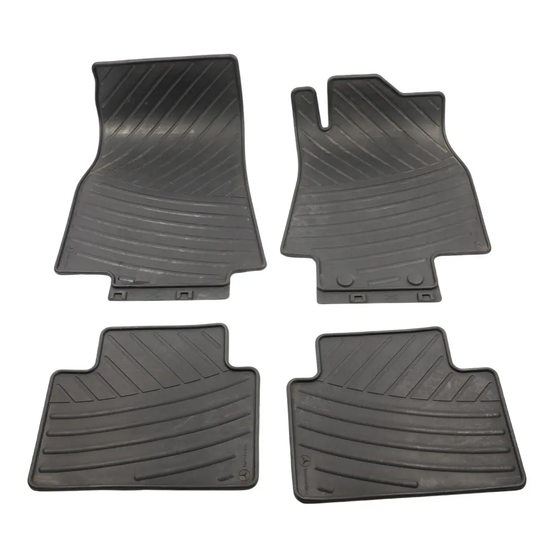 Mercedes W169 Rubber Floor Mats Interior Front Rear Footwell Floor Cover Set