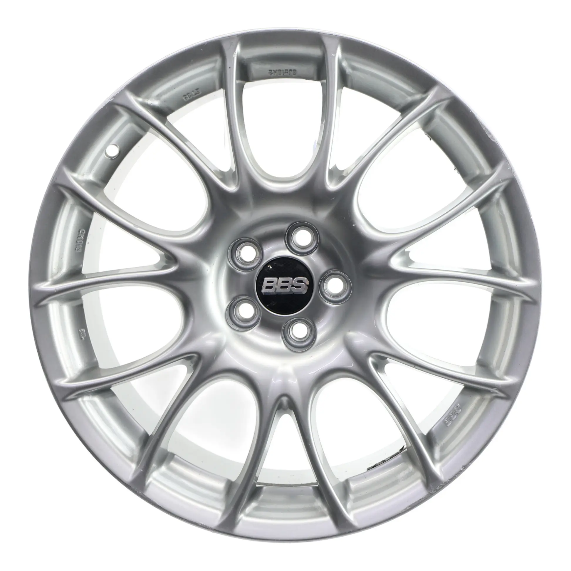 BBS Jante En Alliage Argenté 18" 8J ET:35 7 Doubles Rayons 0345096