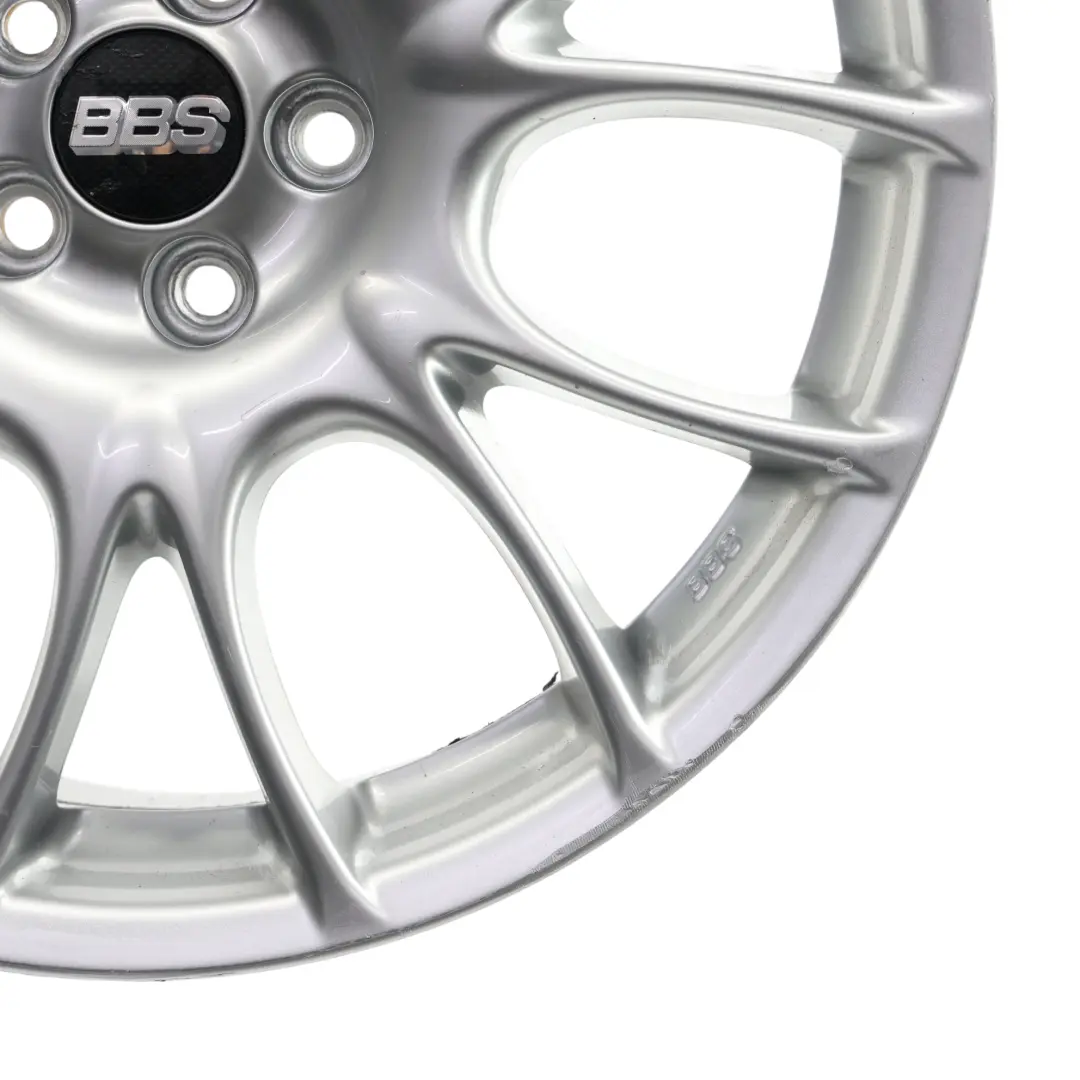  BBS Wheel Rim Alloy Silver 18" 8J ET:35 7 Double Spoke 0345096 - SKU BBS-18-1 - Part number BBS-18-1