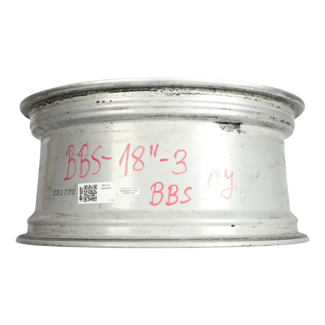  BBS Felge Alloy Silber 18" 8J ET:35 7 Doppelspeiche - SKU BBS-18-3 - Teilenummer 0345096