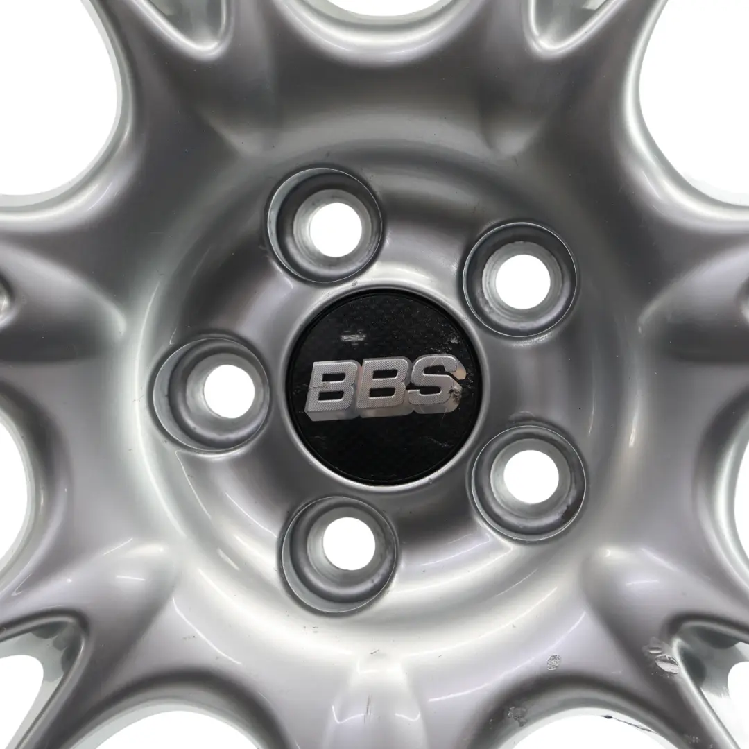  BBS Jante En Alliage Argenté 18" 8J ET:35 7 Doubles Rayons - SKU BBS-18-3 - Numéro de pièce 0345096