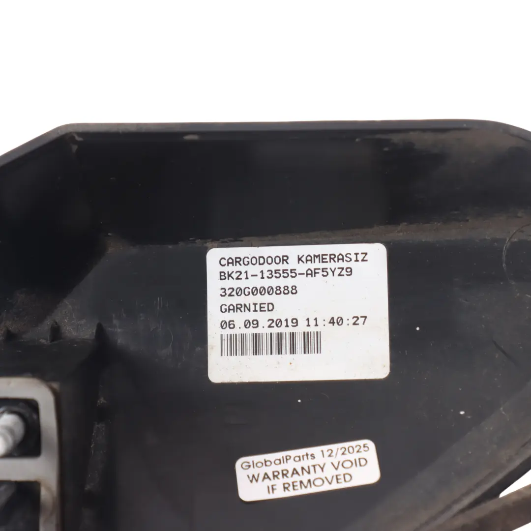 Trim Moulding Number Plate BK2113555AFW to Ford Transit Custom Rear Tailgate Cover with Part number BK21-13555-AFW Ford Transit Custom Rear Tailgate Cover Trim Moulding Number Plate BK2113555AFW - SKU BK21-13555-AFW - Part number BK21-13555-AFW