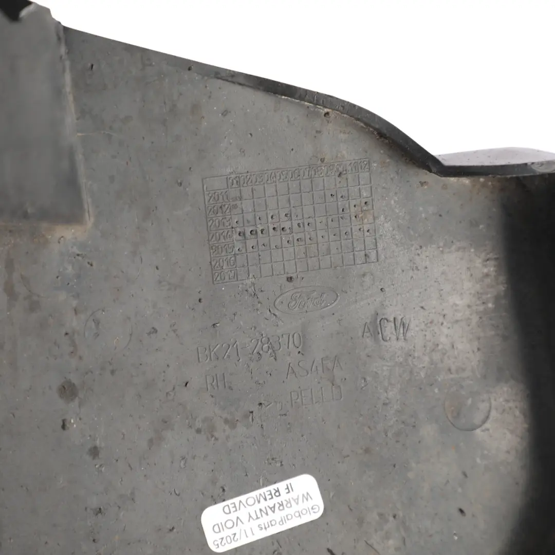 Ford Transit Custom Schmutzfänger Splash Guard Hinten Rechts - SKU BK21-28370-ACW - Teilenummer BK21-28370-ACW