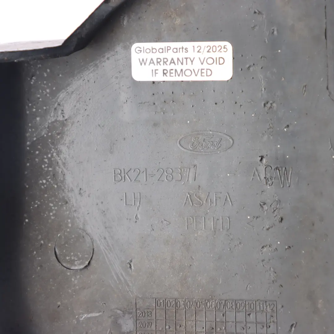 Mud Flap Paraspruzzi Posteriore Sinistro per Ford Transit Custom con numero di parte BK21-28371-ACW Ford Transit Custom Mud Flap Paraspruzzi Posteriore Sinistro - SKU BK21-28371-ACW - Numero di parte BK21-28371-ACW