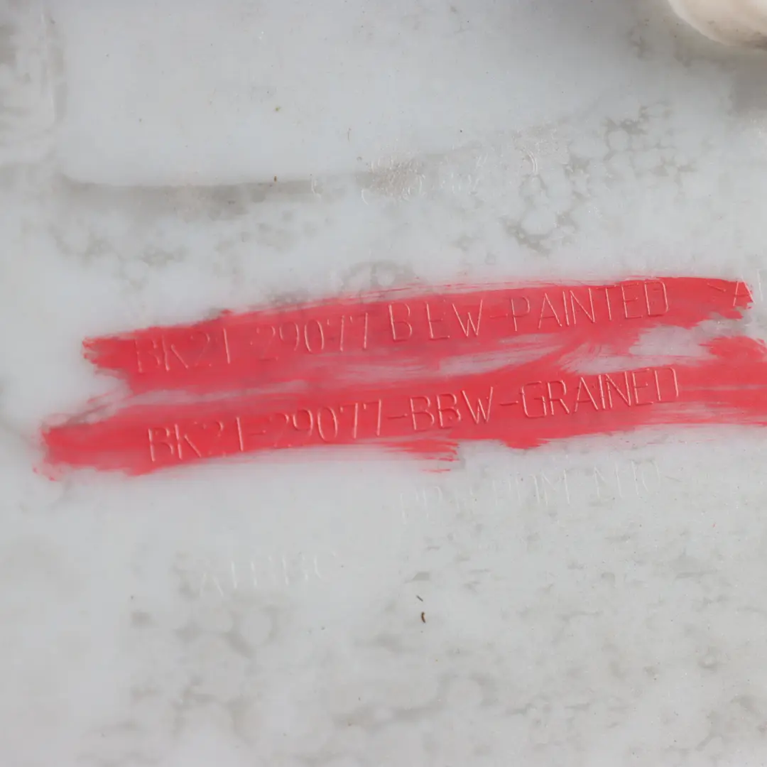 Ford Transit Custom Side Sliding Door Trim Strip Left N/S Moondust Silver - ZJ - SKU BK21-29077-BEW-MDS - Part number BK21-29077-BEW-MDS