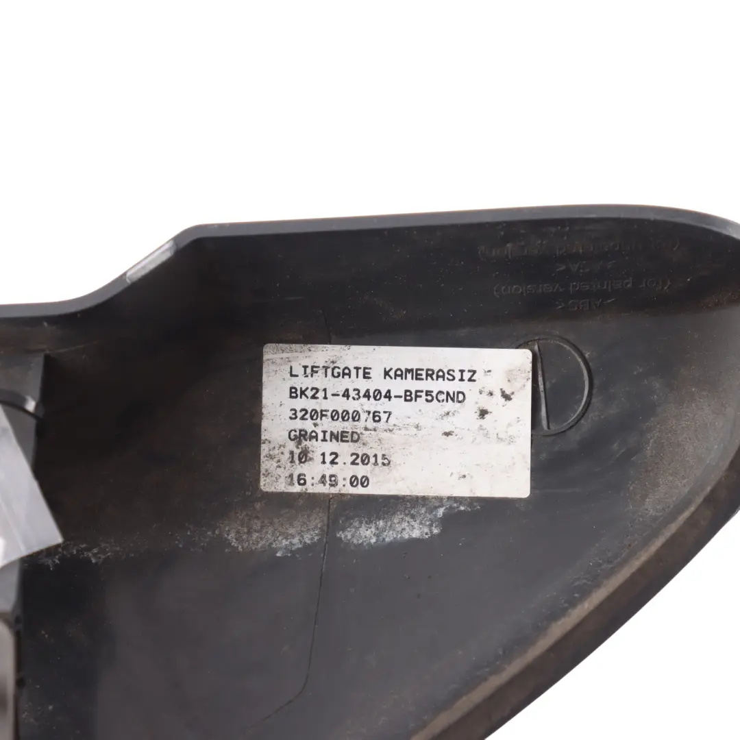 Blenda Listwa Klapy Klamka Oświetenie Rej do Ford Transit Custom o numerze BK21-43404-BF Ford Transit Custom Blenda Listwa Klapy Klamka Oświetenie Rej - SKU BK21-43404-BF - Numer Części BK21-43404-BF