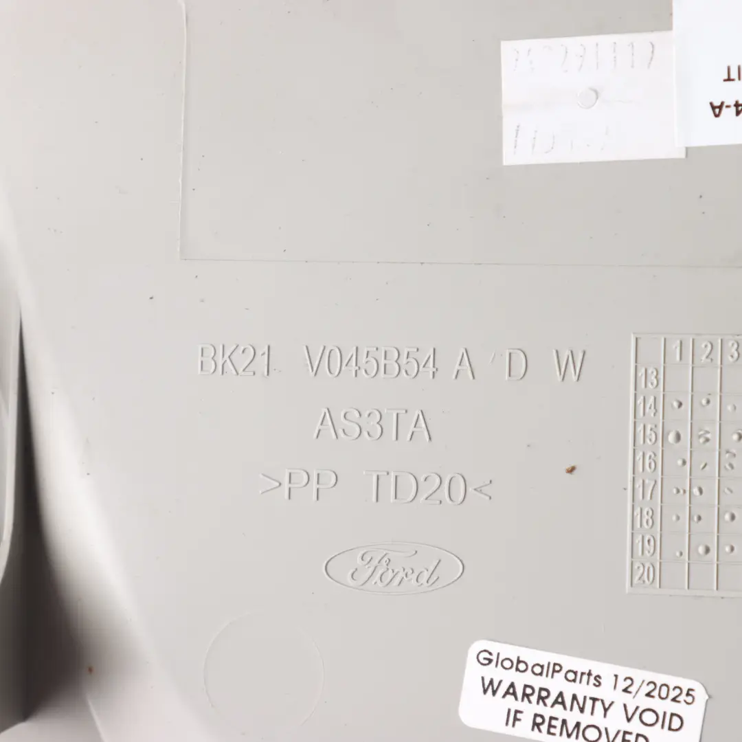 Ford Transit Custom Interior Cabin Roof Light Switch Panel Grey - SKU BK21-V045B54-ADW - Part number BK21-V045B54-ADW