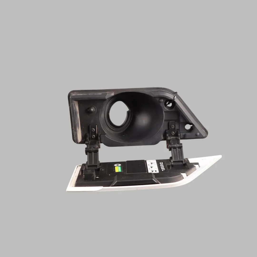 Ford Transit Custom Fuel Filler Flap Cover Frozen White - Z2 - SKU BK21-V27936-AE-FW - Part number BK21-V27936-AE