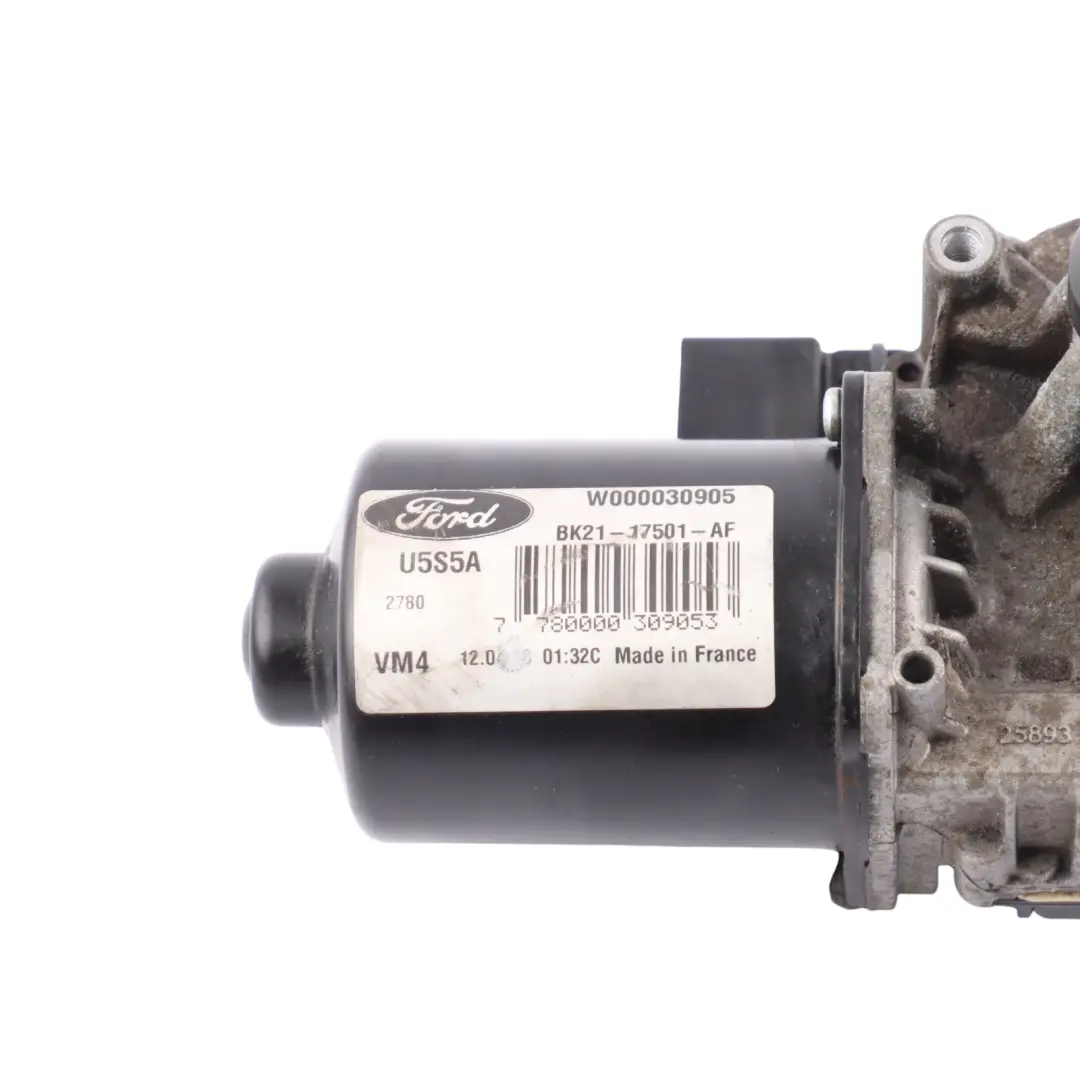 Front Left N/S Side Wiper Motor 4 PIN BK2117501AF to Ford Transit Custom I with Part number BK2117501AF-1 Ford Transit Custom I Front Left N/S Side Wiper Motor 4 PIN BK2117501AF - SKU BK2117501AF-1 - Part number BK2117501AF-1