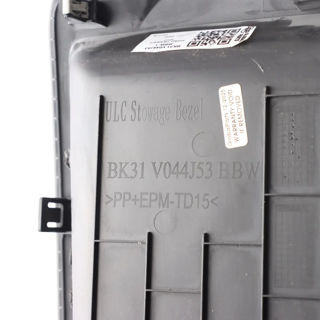 Ford Transit Mk8 Center Dashboard Storage Trim Cover Panel BK31V044J53BBW - SKU BK31-V044J53-BBW-1 - Part number BK31-V044J53-BBW
