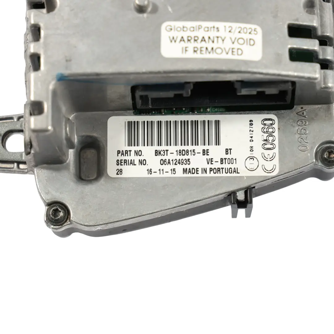 Ford Transit Mk8 Teléfonoradio Medios Unidad Principal Control - SKU BK3T-18D815-BE-1 - Número de pieza BK3T-18D815-BE