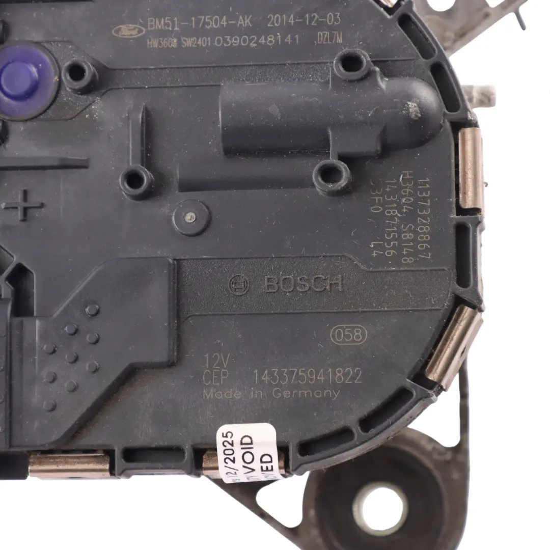 Mk3 Side Wiper Motor 4 PIN Front Left N/S to Ford Focus with Part number BM51-17504-AK Ford Focus Mk3 Side Wiper Motor 4 PIN Front Left N/S - SKU BM51-17504-AK - Part number BM51-17504-AK