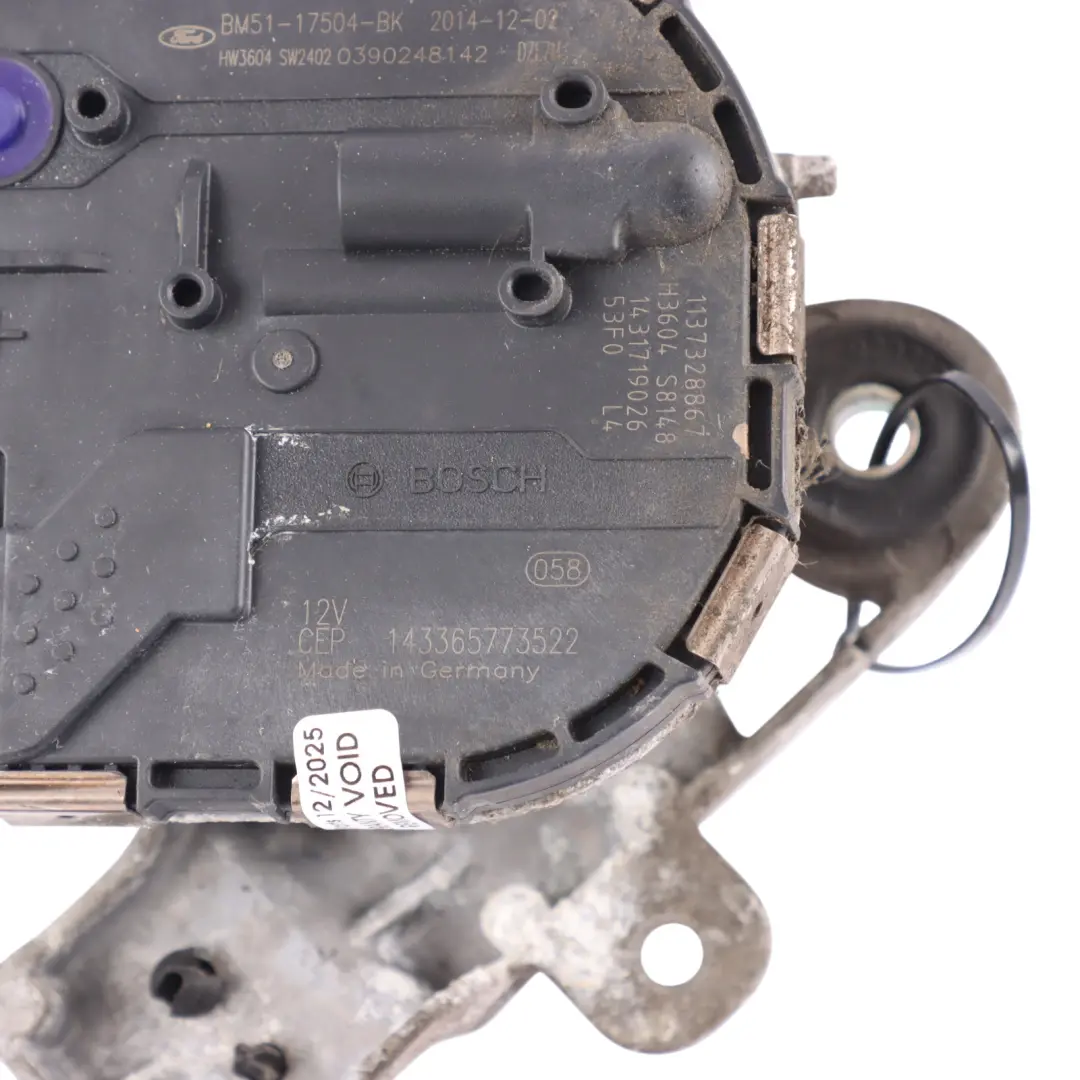 Ford Focus Mk3 Side Wiper Motor 4 PIN Front Right O/S - SKU BM51-17504-BK - Part number BM51-17504-BK