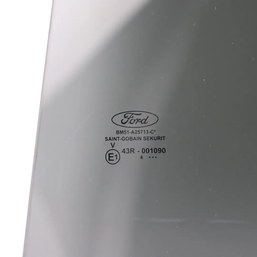 Mk3 5Dr Door Window Glass Tinted Rear Left N/S to Ford Focus with Part number BM51-A25713-C Ford Focus Mk3 5Dr Door Window Glass Tinted Rear Left N/S - SKU BM51-A25713-C - Part number BM51-A25713-C