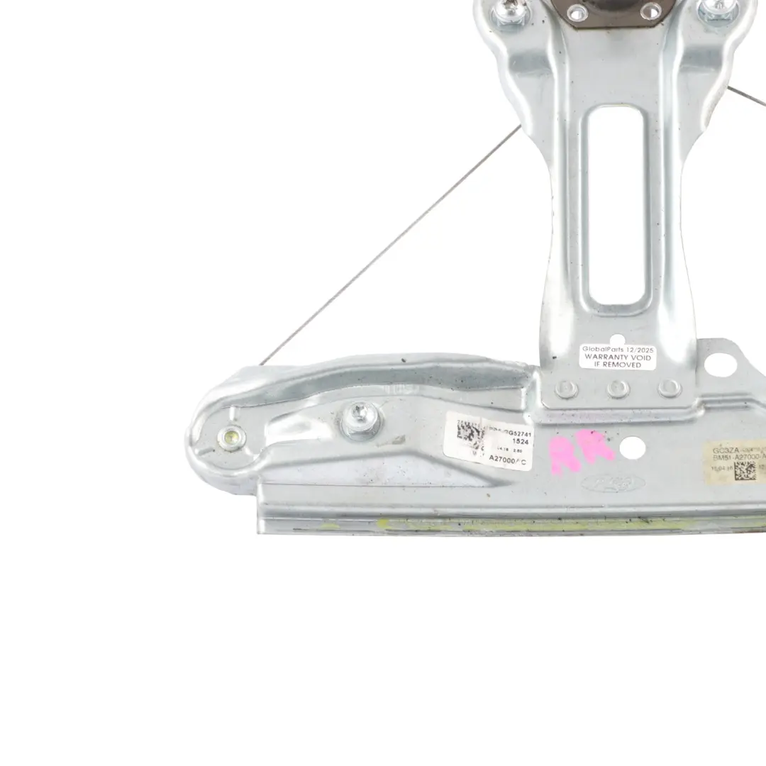 MK3 Window Regulator Mechanism Rear Right Door O/S to Ford Focus with Part number BM51-A27000-AC Ford Focus MK3 Window Regulator Mechanism Rear Right Door O/S - SKU BM51-A27000-AC - Part number BM51-A27000-AC