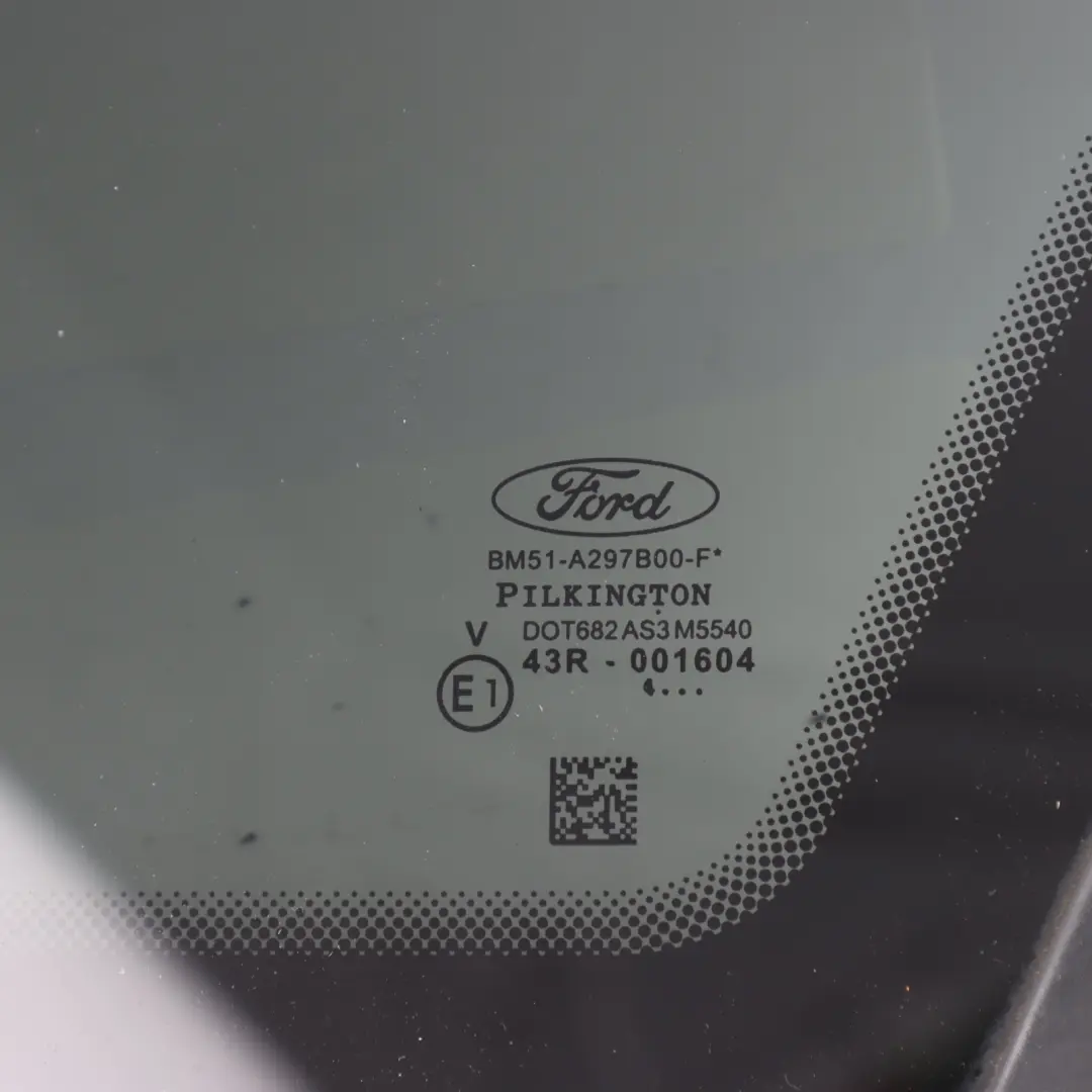 Ford Focus Mk3 Rear Side Quarter Window Glass AS3 Right O/S - SKU BM51-A297B00-F - Part number BM51-A297B00-F