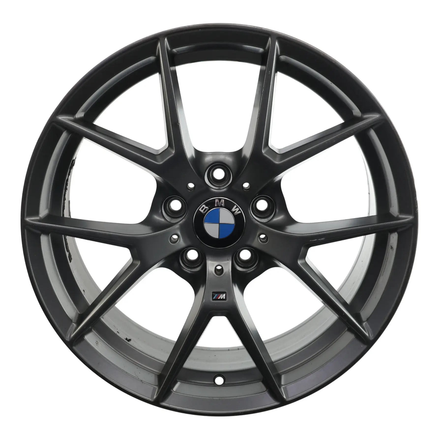 BMW Cerchio In Lega Nero VIA Y Spoke 18" 9J 5X120 ET:40