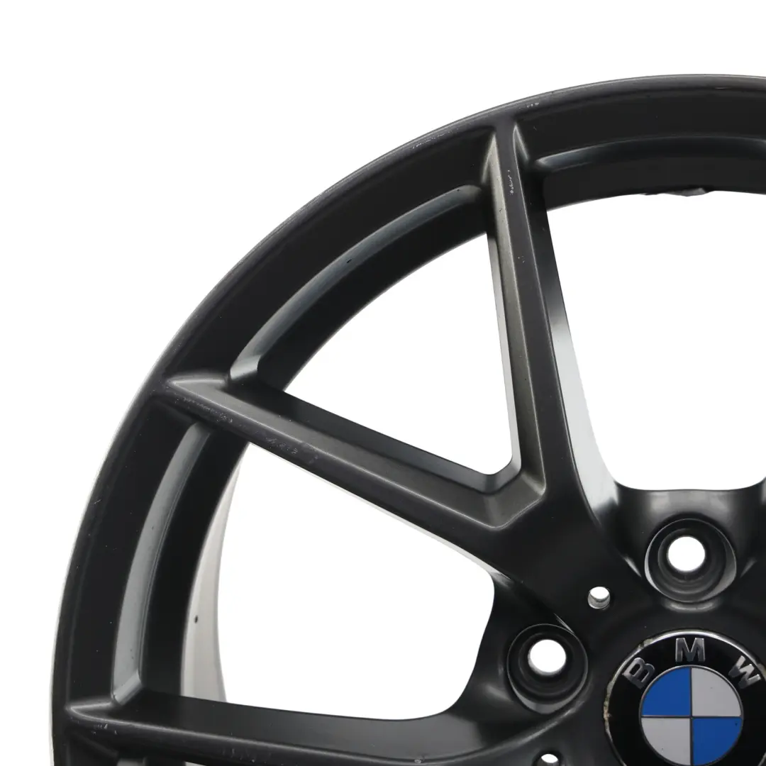 BMW Jante En Alliage Noir VIA À Rayons En Y 18" 9J 5X120 - SKU BMW-VIA-18-3 - Numéro de pièce BMW-VIA-18-3