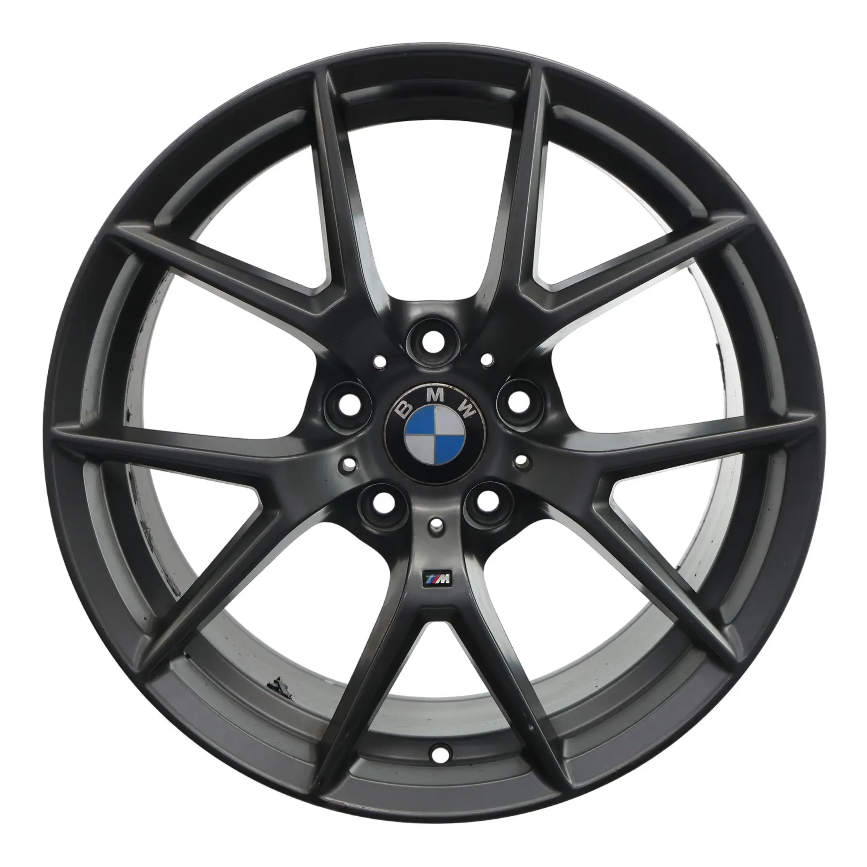 BMW Wheel Rim Alloy Black VIA Y Spoke 18" 9J 5x120