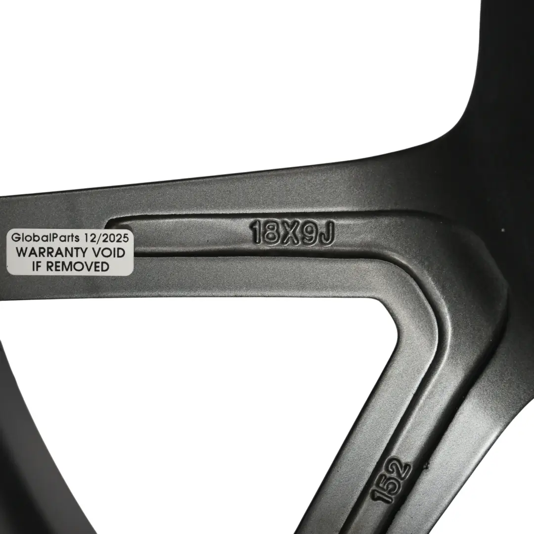 BMW Llanta De Aleación Negro VIA Y Spoke 18" 9J 5X120 - SKU BMW-VIA-18-4 - Número de pieza BMW-VIA-18-4