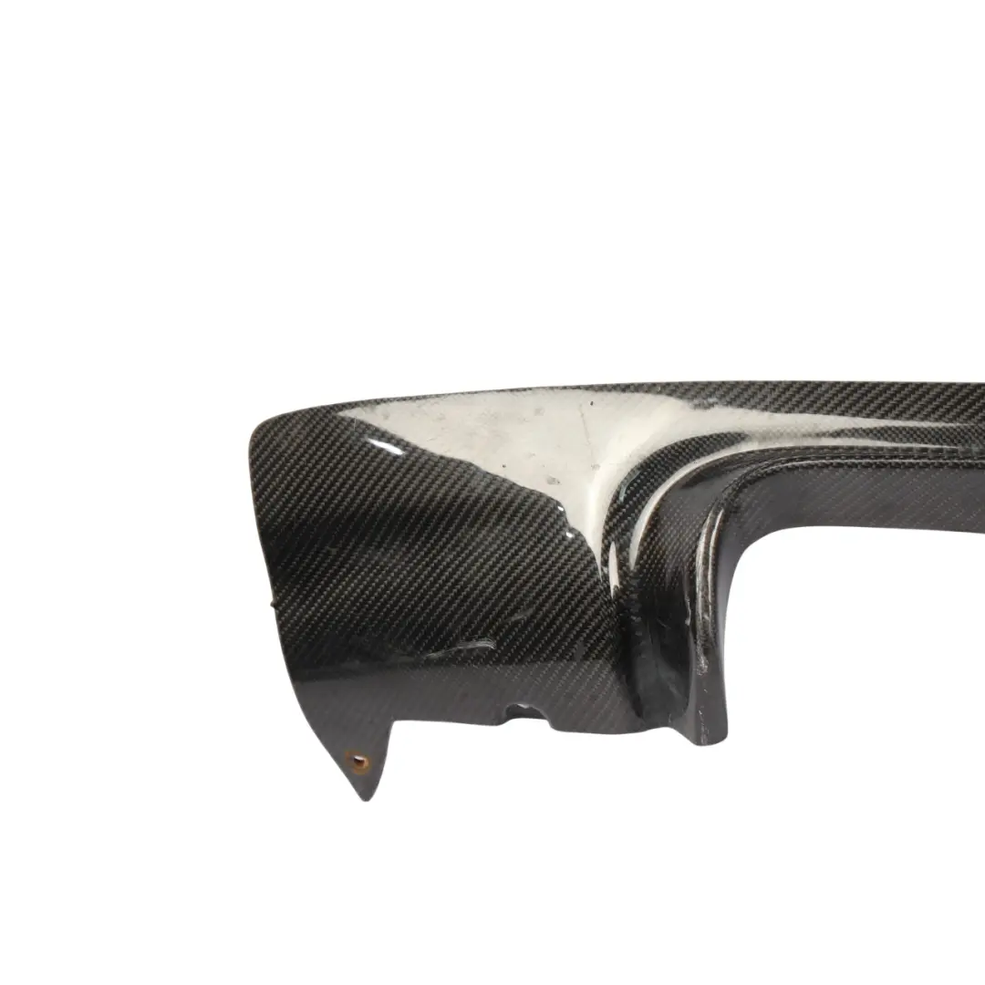 BMW E46 M3 Coupe Rear Bumper Diffuser Lower Trim Cover Carbon CSL Style - SKU E46-M3-REAR-DIFFUSER - Part number E46-M3-REAR-DIFFUSER