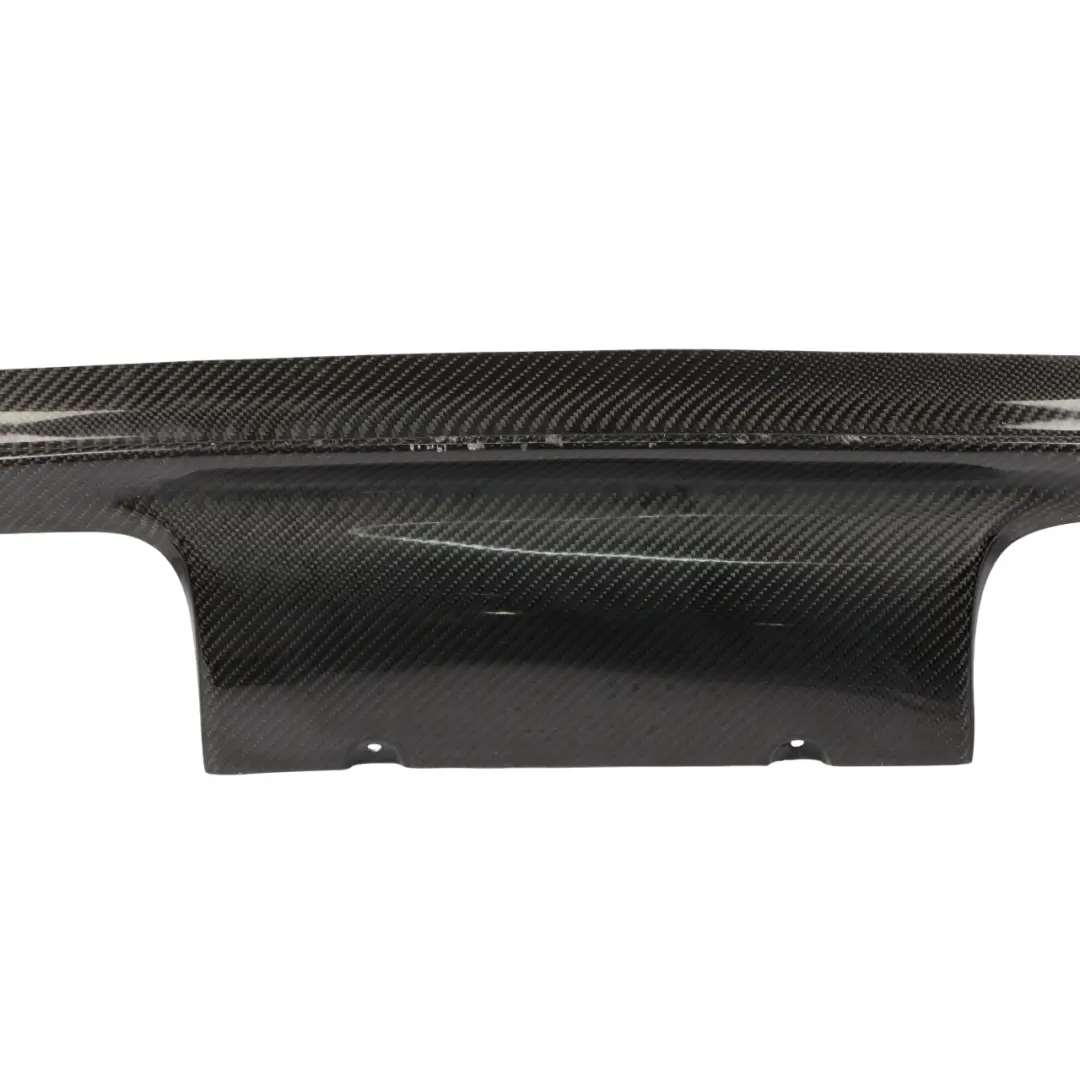 BMW E46 M3 Coupe Rear Bumper Diffuser Lower Trim Cover Carbon CSL Style - SKU E46-M3-REAR-DIFFUSER - Part number E46-M3-REAR-DIFFUSER